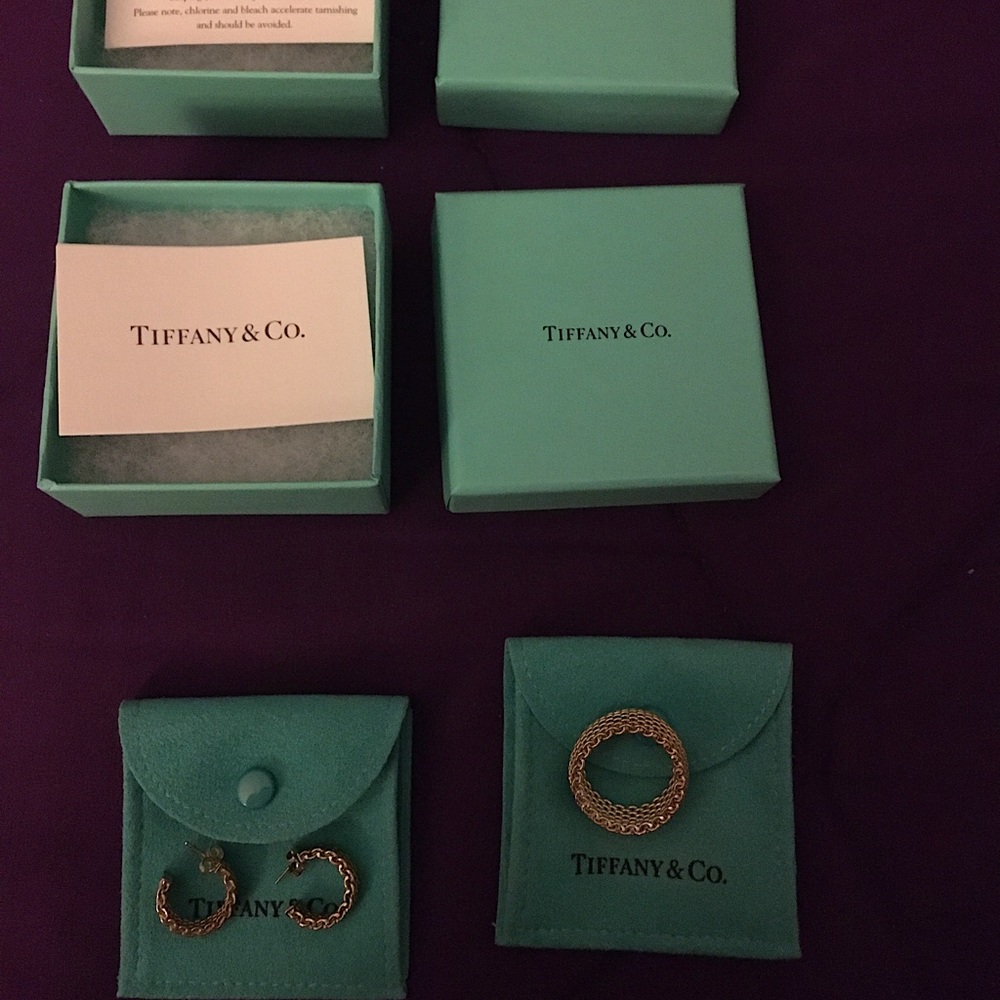 Tiffany’s Woven Ring and Earrings Set